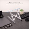 TooQ TQLRS0035-AL - Aluminium Alloy Folding Stand for Laptops, Tablets,