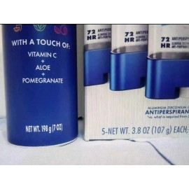 Gillette Ultimate Deodorant Protection 5 Pack Gillette Shaving Gel Island Breeze