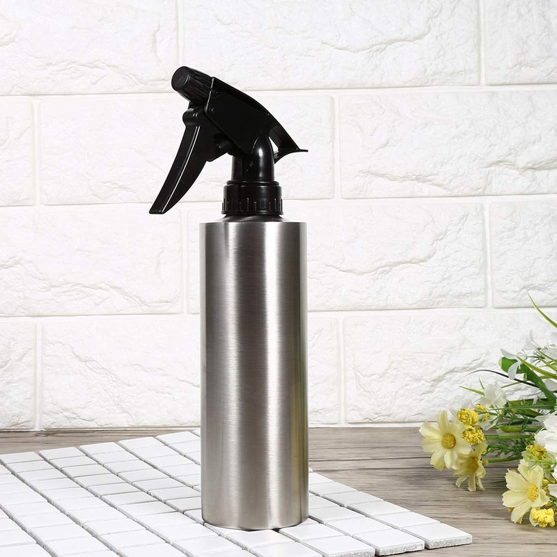 Stainless Steel Spray Bottle,Fine Mist Sprayer Empty Refillable Container for