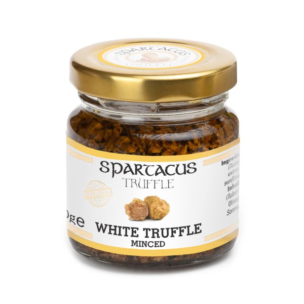 Spartacus White Truffle, Chopped, Preserved in Extra Virgin Olive Oil,
