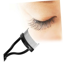 FOMIYES 3pcs Eyelash Brush for Curlers Makeup Tool Eyebrow Grooming Brush Lash Curler Comb Easy to Hold Handle