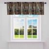 jejeloiu Western Texas Star Valance Curtains for 52"x12" Wooden Plank