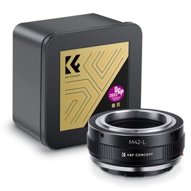 K&F Concept Lens Mount Adapter M42-L Manual Focus M42 Mount Lens to Leica L Mount