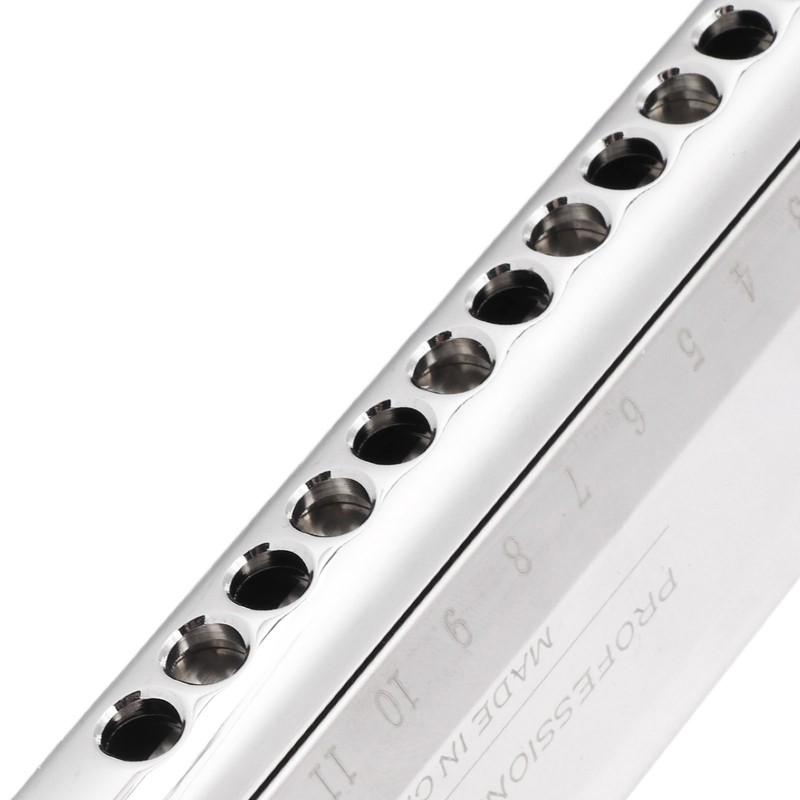 Chromatic Harmonica Metal 12 Holes 48 Tones Mouth Organ Harmonicas