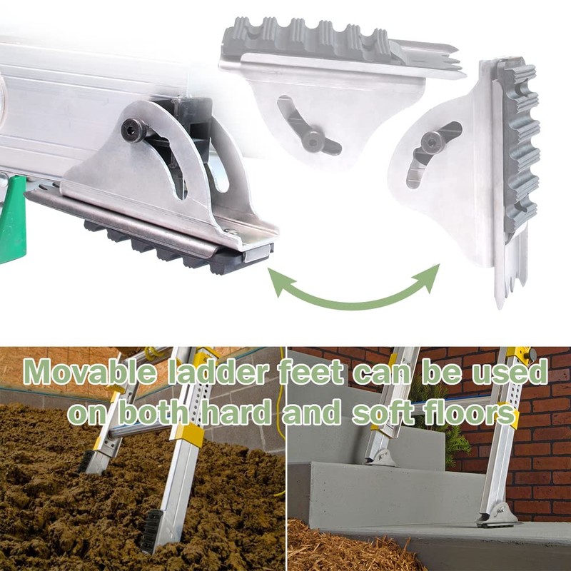 Ditkok 26-2 Replacement Shoe Kit for Aluminium Ladder - SHOE