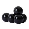 Large Black Gumballs - 2 Pounds x 1 inch - Approximately 120 Gumballs Per Bag