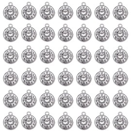 Yukfhgt Retro Alloy Watch Clocks Charms 50 Pcs Clock Charms Pendant for Jewelry Making Necklace Bracelet Earring DIY Jewelry Charms, Alloy, 1