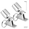 TINGZHIGO 2 Bimini Top Deck Hinges and 2 Eye End