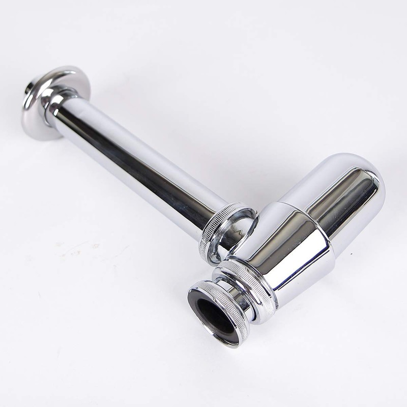 Soytich Cup Siphon, Chrome, Bottle Siphon, Tube Siphon, Cup Siphon