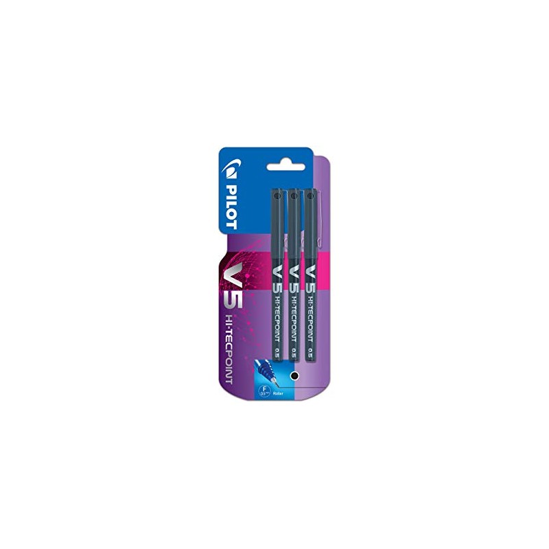 Pilot V5 Liquid Ink Rollerball Pen, 0.5 mm Tip -