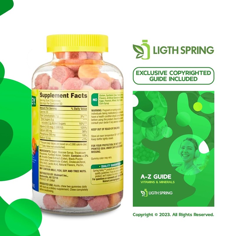 Calcium Plus Vitamin D, Adult Gummies, 500 mcg, 1000 IU,