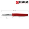 Giesser seit 1776 - Made in Germany - Gemüsemesser rot,
