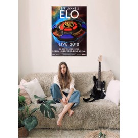 E L O - Jeff Lynne's, Berlin 2018 » Concert Poster | Live Concert Event | DIN A1