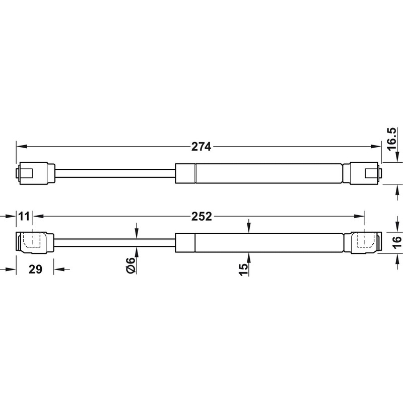 Brake Flap Holder 60N Flap Holder Bottom Folding Hinge Bar