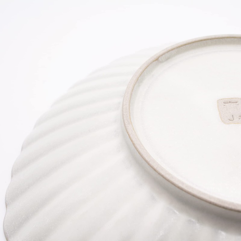 Hana Plate, Plate, Large, Approx. 9.1 inches (23 cm), Ginhaku,