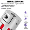 Plum Shaft Coupling Aluminium 20 mm to 22 mm, Flexible