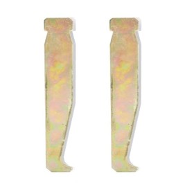 Myuiao 2Pcs Bar Groove Cleaner Chain Saw Guide Bar Rail Trough Cleaner Cleaning Tool Carbon Steel Cleaners for Most Chainsaw, Chainsaw Parts and Accessories (3.94x0.59 inch)