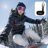 6 Pieces Ski Glove Elastic Wrist Straps, Anti-Slip Anti-Lost Glove