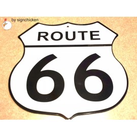 ROUTE 66 SIGN, 12" ALL ALUMINUM  / man cave, home decor, highway signs, replica