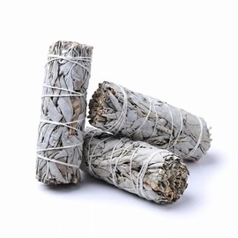 Earth Light White Sage Smudge Sticks – 3 Pack Natural Dried Bundles for Cleansing & Meditation | Ethically Sourced Incense for Energy Healing, Mindfulness Rituals & Home Purification
