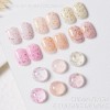 Set De 6 Esmaltes De Uñas Con Glitter Crema Xeijayi