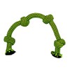Jolly Pets Knot-N-Chew 4 Knot Green/Black Large/x Large