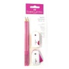 Faber-Castell 218487 Sparkle Pencil Set with Sharpener, Eraser and 2