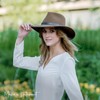 Bigalli 100% Wool Felt Australian Hat for Women Men Crushable