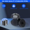 Ashtray, Ashtray with Lid, Stainless Steel Ashtray for Outdoors, Storm
