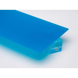 2051 Blue, 2% Light Transmission, Acrylic Sheet, 6 MM (0.25") Thick, 12" W x 18" L (Pack of 2)