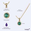 LuckyLy Collares para Mujer Baño Oro 14K Zirconia Cúbica, Regalos