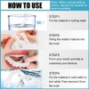 Fake Teeth 8 Pairs False Artificial Temporary Teeth Braces Smile