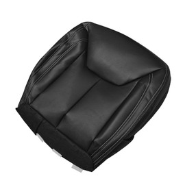 BuliBoao Driver Side Bottom Seat Cover Replacement Fits for Jeep Wrangler Rubicon 2013-2017 Microfiber Leather, Black