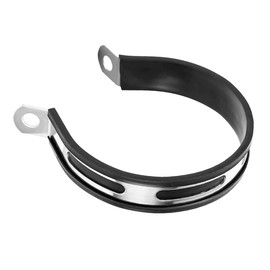 Hoite Motorcycle Exhaust Clamp 10cm Universal Stainless Steel Exhaust Muffler Hanger Bracket