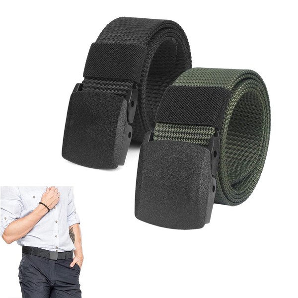 Tbczvx 2 Pieces Work Belts for Men, 130cm/51in Mens Canvas