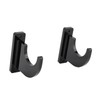 2 PCS Sword Holder Acrylic Wall Mount Polished Strong Load