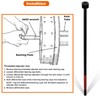 Sunluway 6602 Differential Bearing Preload Wrench Compatible with Chrysler/Dodge Vehicles