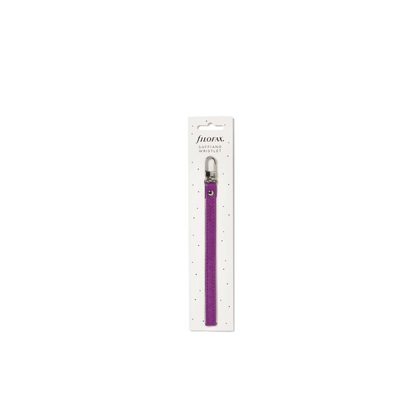 Saffiano Personal Compact Zip Wristlet Raspberry