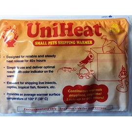 Uniheat Shipping Warmers, Heat Packs, 40 Hour - 24 Pack, for Overnight Shipping of Live Pets - Reptiles, Fish, Corals, Chicks, Insects, etc. + Free 20 Hour Heat Pack Included!