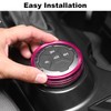 Linskip Dashboard Control Knob Trim Set for Ford Bronco 2025-2021,
