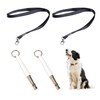 Pack of 2 Dog Whistles Rütter Callback, Silent Dog Whistle,