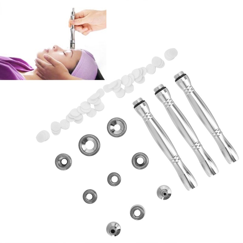 Stainless Steel Microdermabrasion Dermabrasion Tips Accessory Set for Acne Blackhead