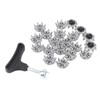 20Pcs Golf Shoe Spikes Golf Shoe Replacement Cleats Pins Removable