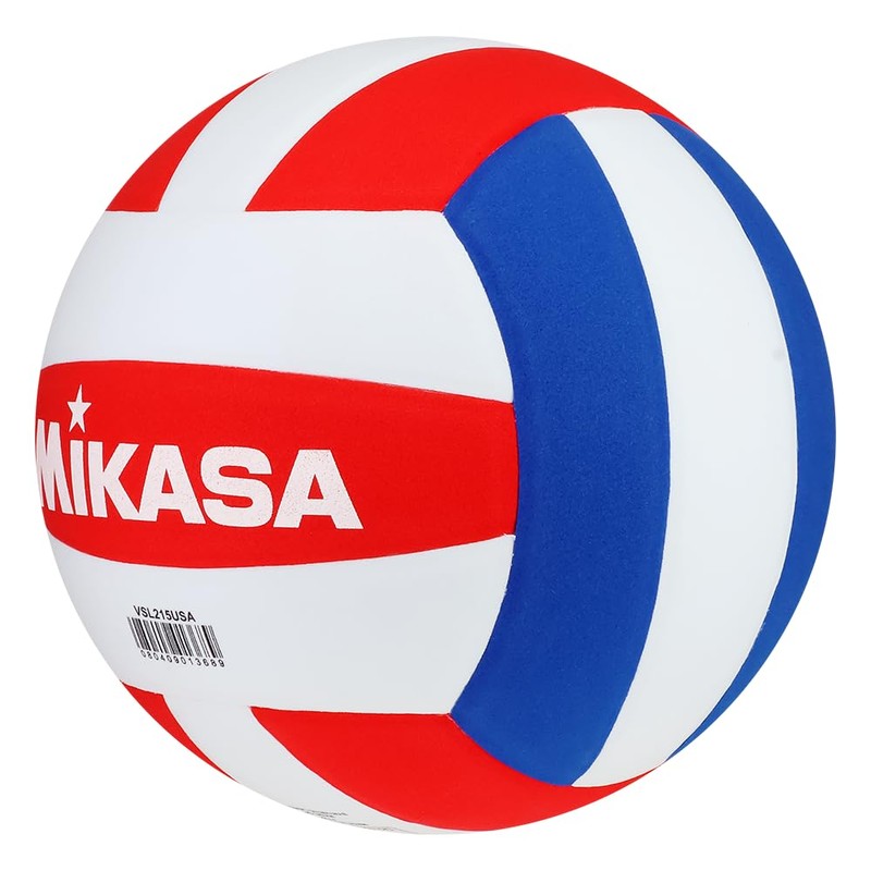 Mikasa Competitive Class Volleyball (Red/White/Blue)