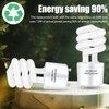 Winkcao CFL Light Bulbs GU24 Base, T3 Spiral 13Watt (60Watt