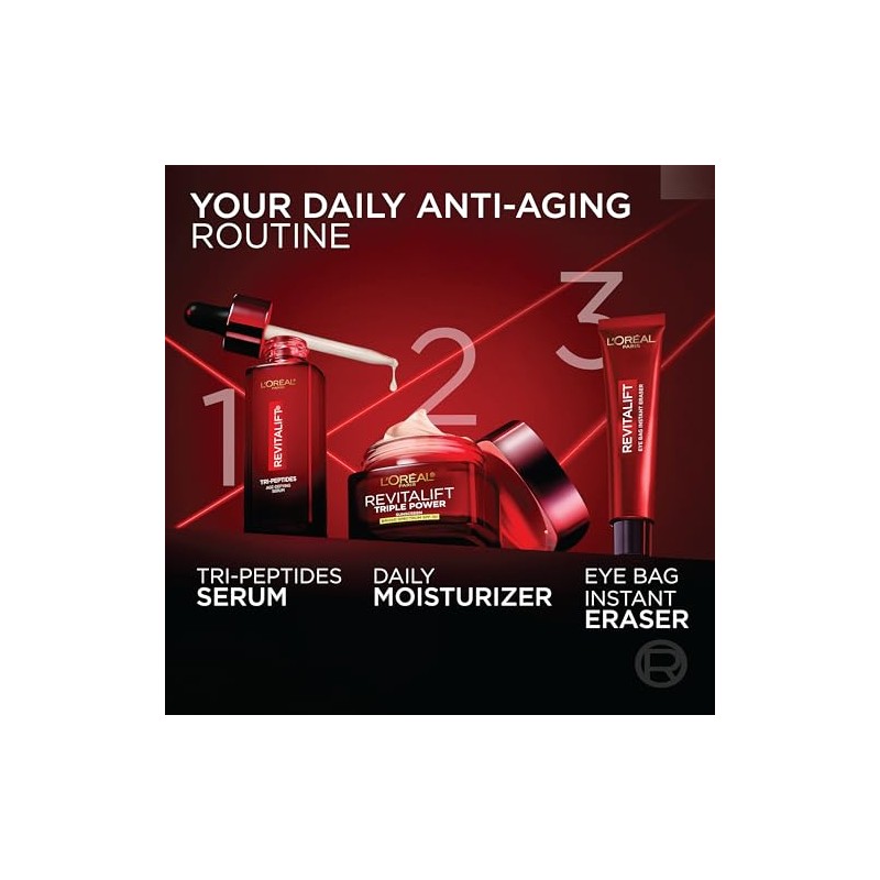 Oreal Paris Revitalift Triple Power Crema Hidratante Facial Cuello Antienvejecimiento