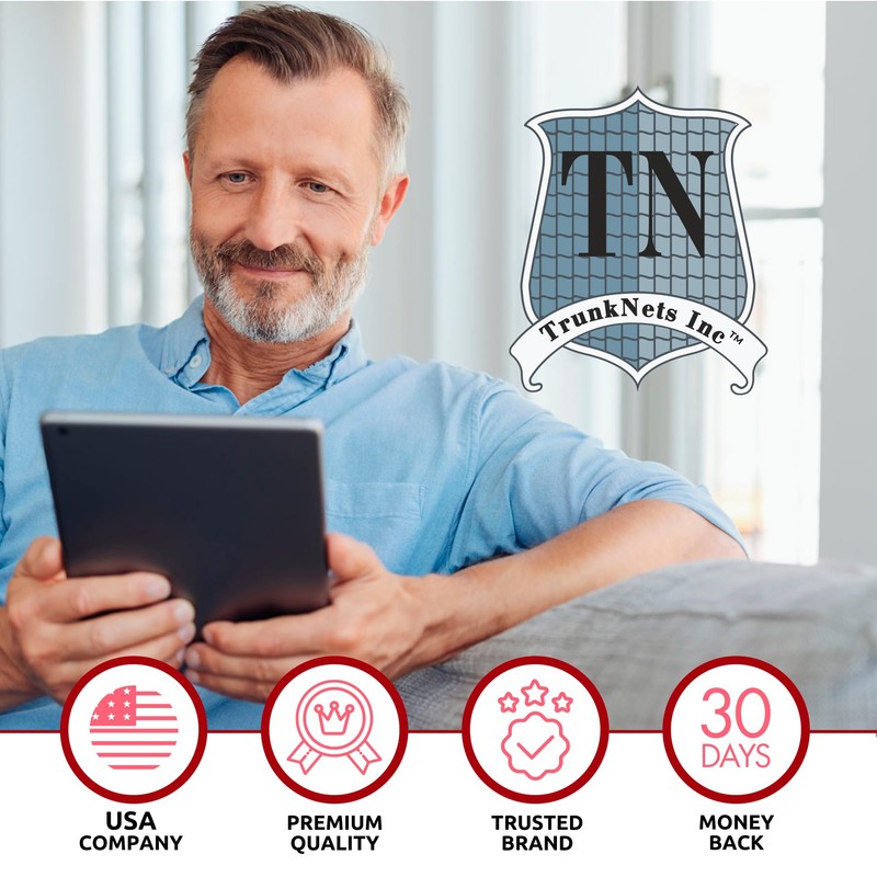 Envelope Style Automotive Elastic Trunk Mesh Cargo Net for Honda