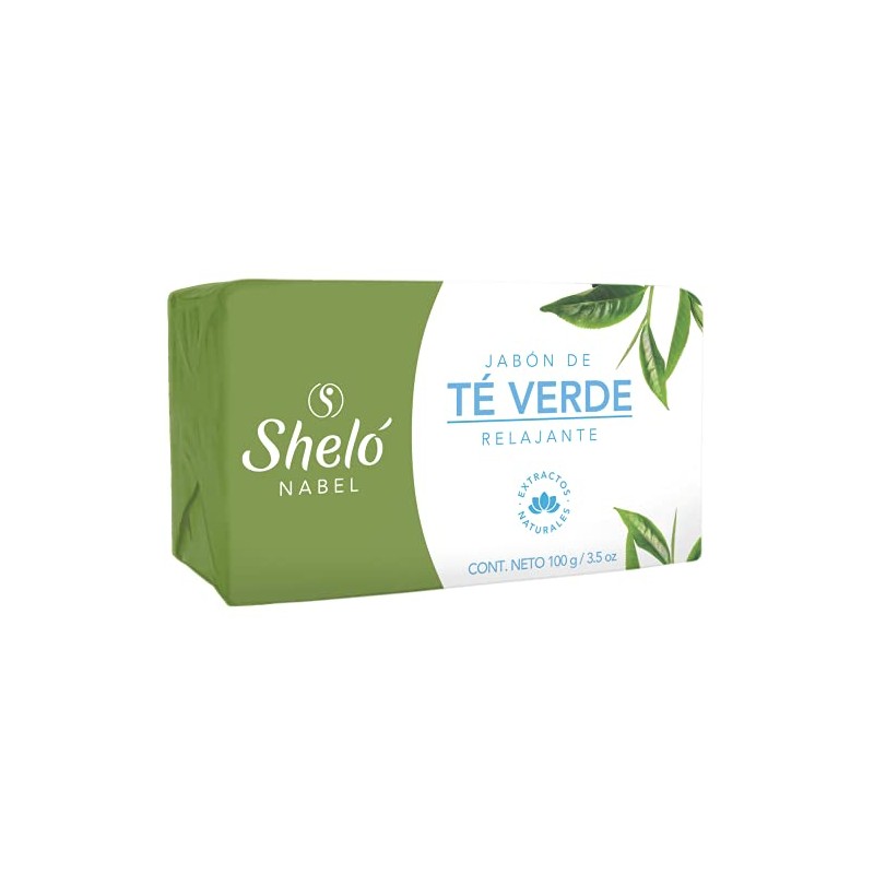 Kit 3 Jabón De Té Verde 100gr Relajante limpieza facial