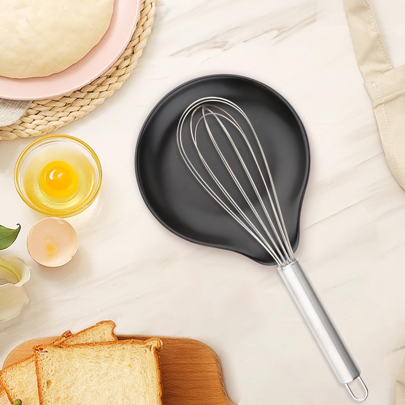 VanlonPro Ceramic Spoon Rest, 5 Inch Spoon Holder for Stove