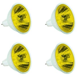 DIMPLEX Opti-Myst Series Halogen Bulbs, 4 Pack (Model: RB400), 153 BTU, 12 Volt, 45 Watt